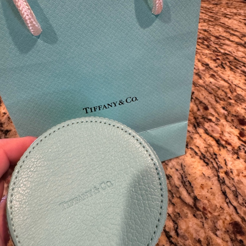 Tiffany & Co travel jewelry zipper case